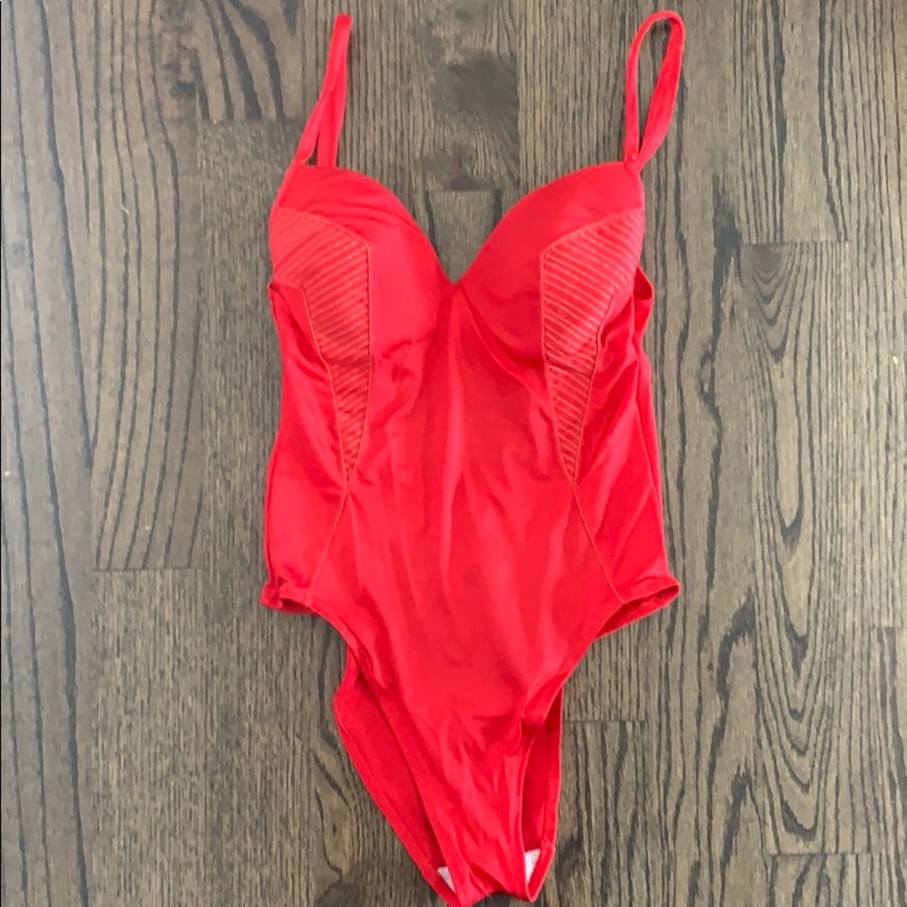 VINTAGE HOT La Perla Red Bathing Suit Aquasuit